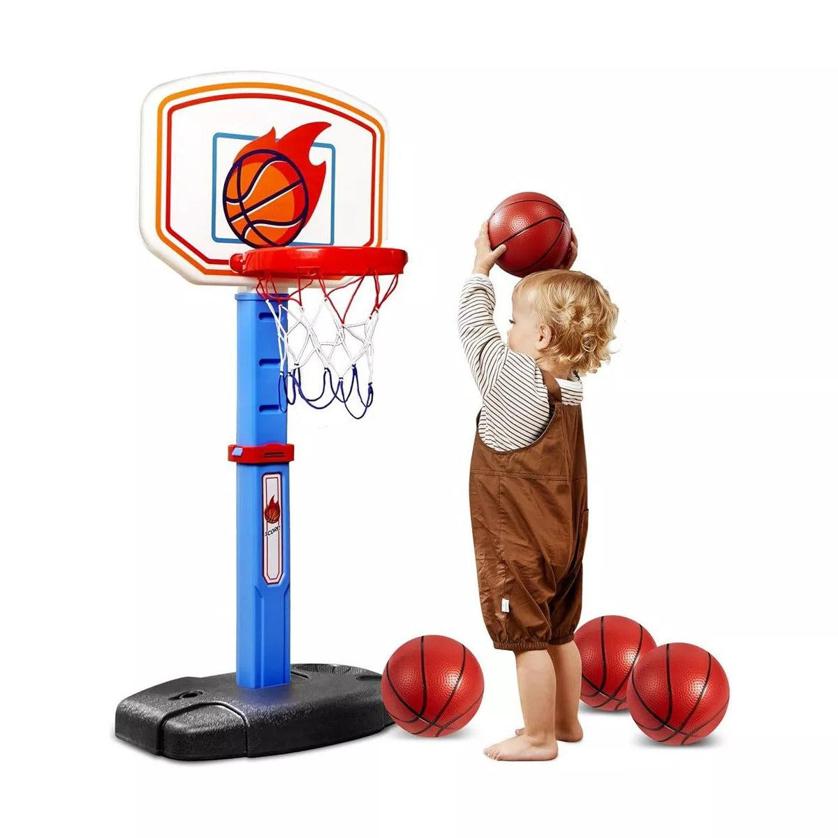 Syncfun 30.7-42.5 Adjustable Basketball Hoop for Toddlers