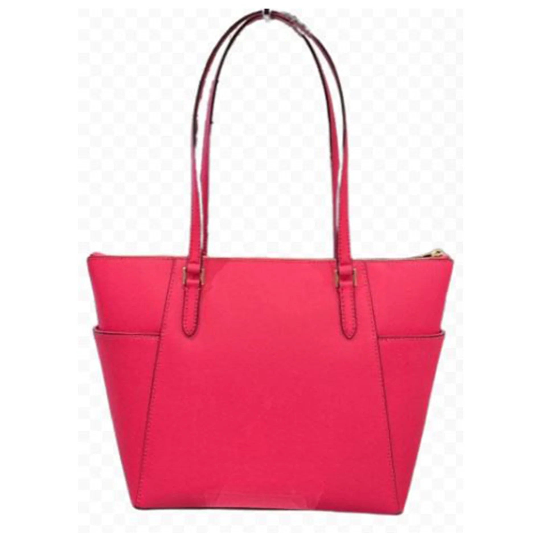 Michael Kors Womens Charlotte Large Top Zip Tote, Electric Pink