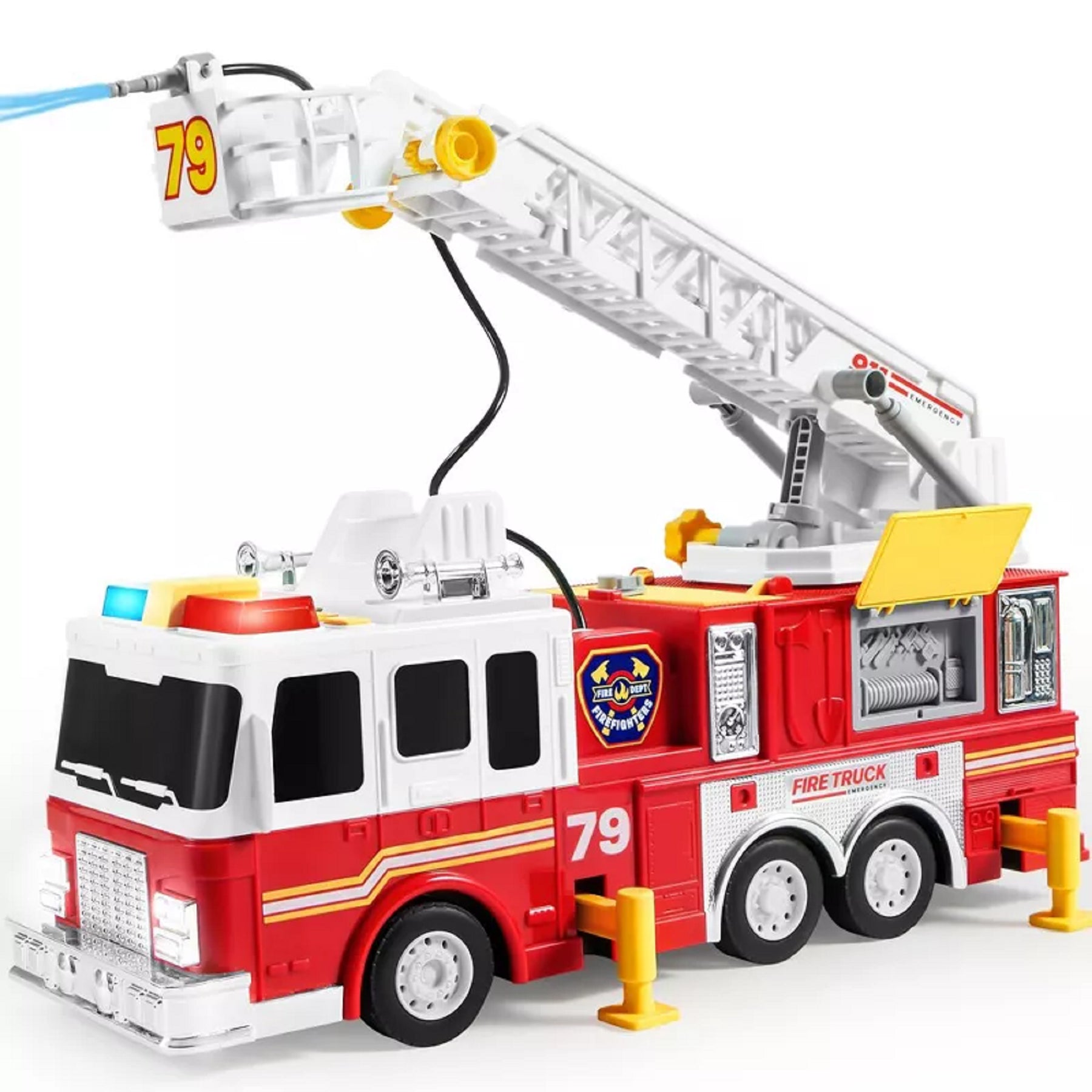 Syncfun Fire Truck Toy with Extra Long 33-inch Ladder