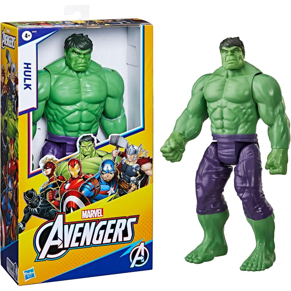 Marvel E7475 Avengers Titan Hero Series Deluxe Hulk Blast Gear 30 cm Toy Figure