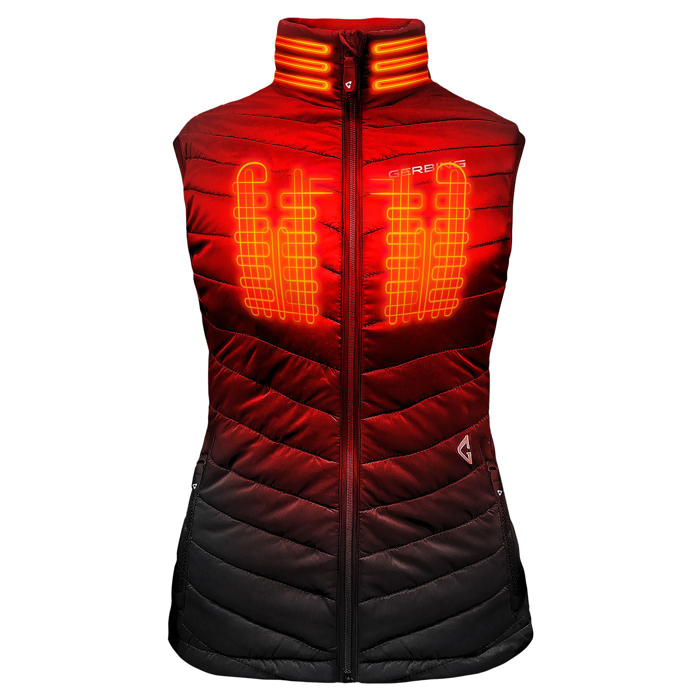 Gerbing 7V Khione Puffer Heated Vest 2.0 for Ladies - Black - S