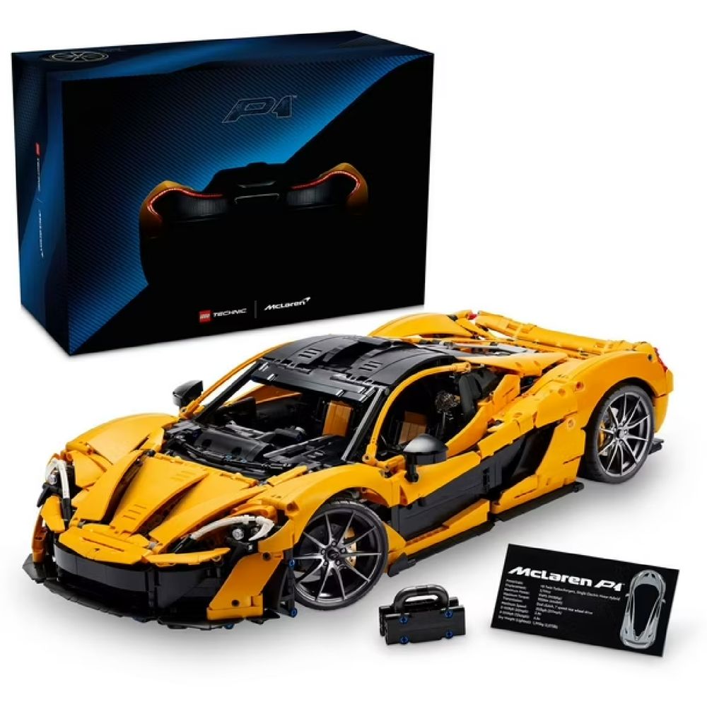 LEGO 6471559 Technic McLaren P1 Hypercar F1 Gift for Adults 42172