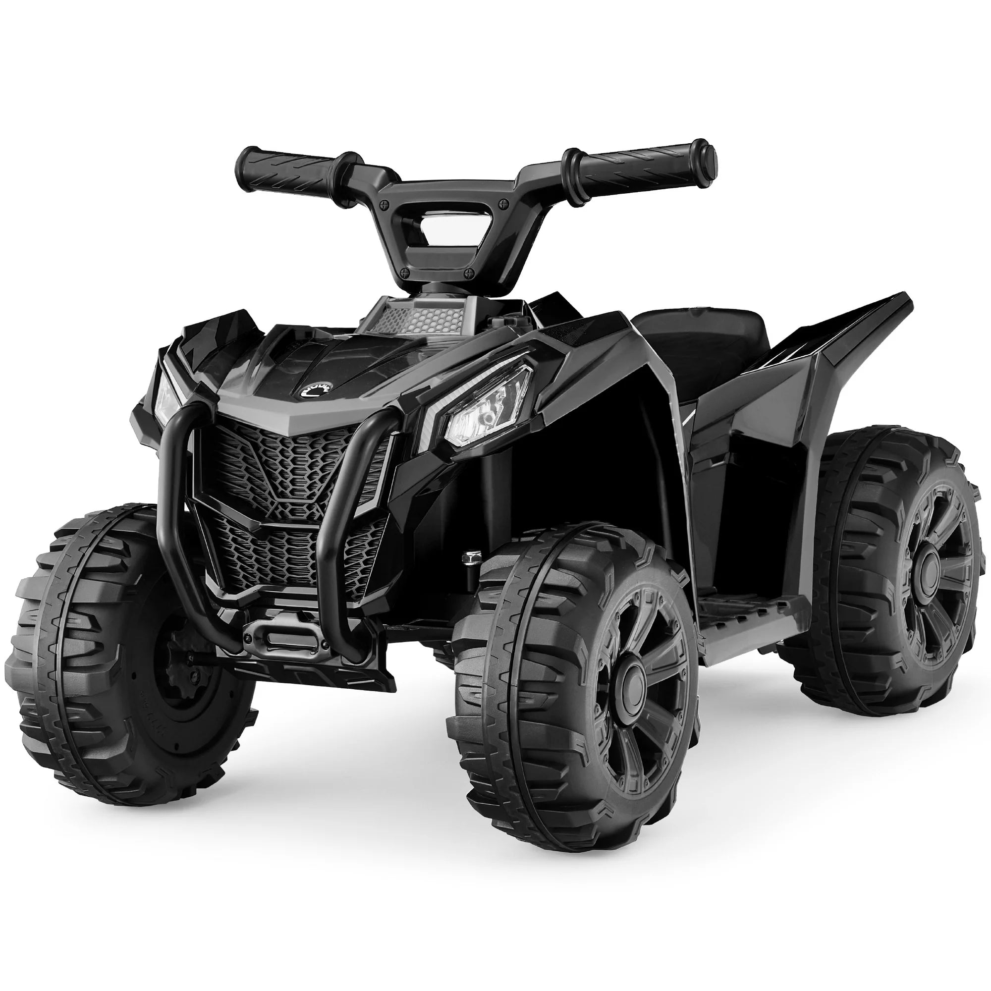 Best Choice Products 25-AD0D-E1D45E85801C 6V Kids Ride-On 4-Wheeler Quad ATV Car w/ 1.8mph Max Speed, Treaded Tires - Black