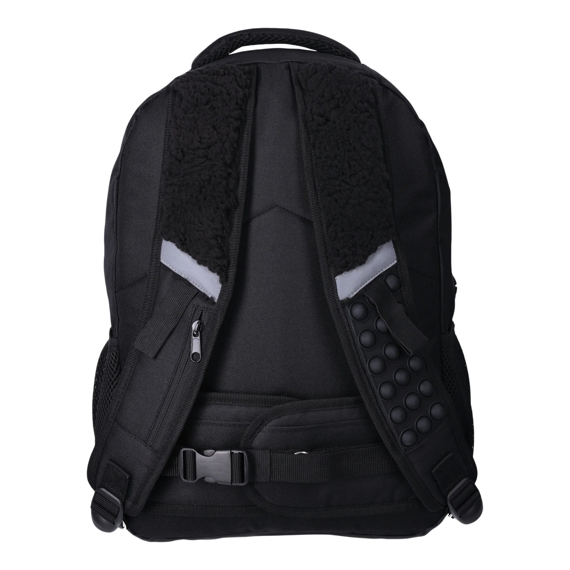 Wonder Nation BP243125 Sensory Unisex 17 Backpack, Black Soot