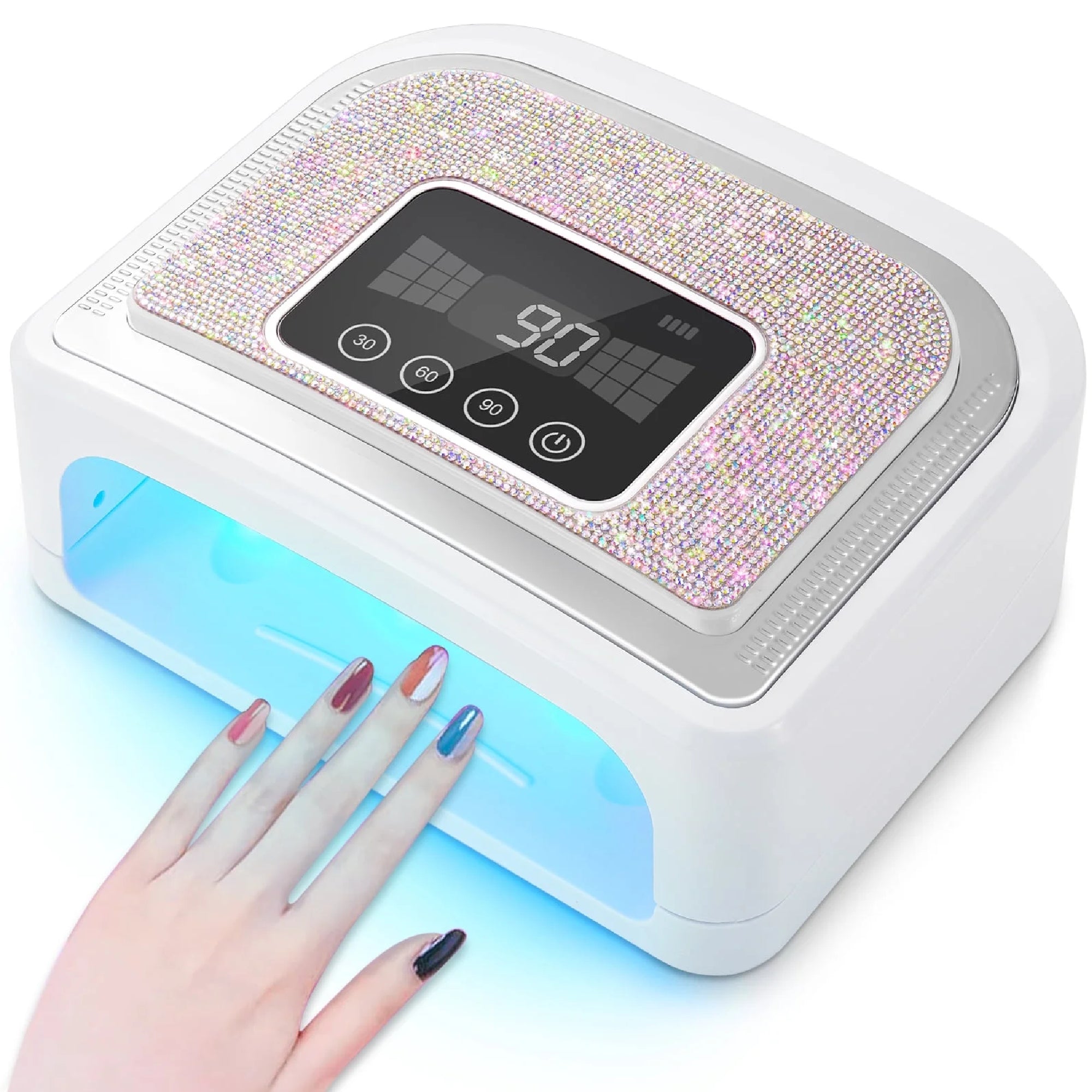 COWIN Maraawa UV LED Nail Lamp, 120W Rechargeable Cordless Nail Lamp