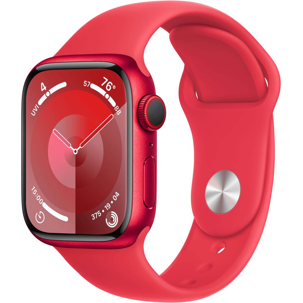 Apple Watch Gen 9 Series 9 Cell 41mm (PRODUCT)RED Aluminum - (PRODUCT)RED Sport Band MRY63LW/A