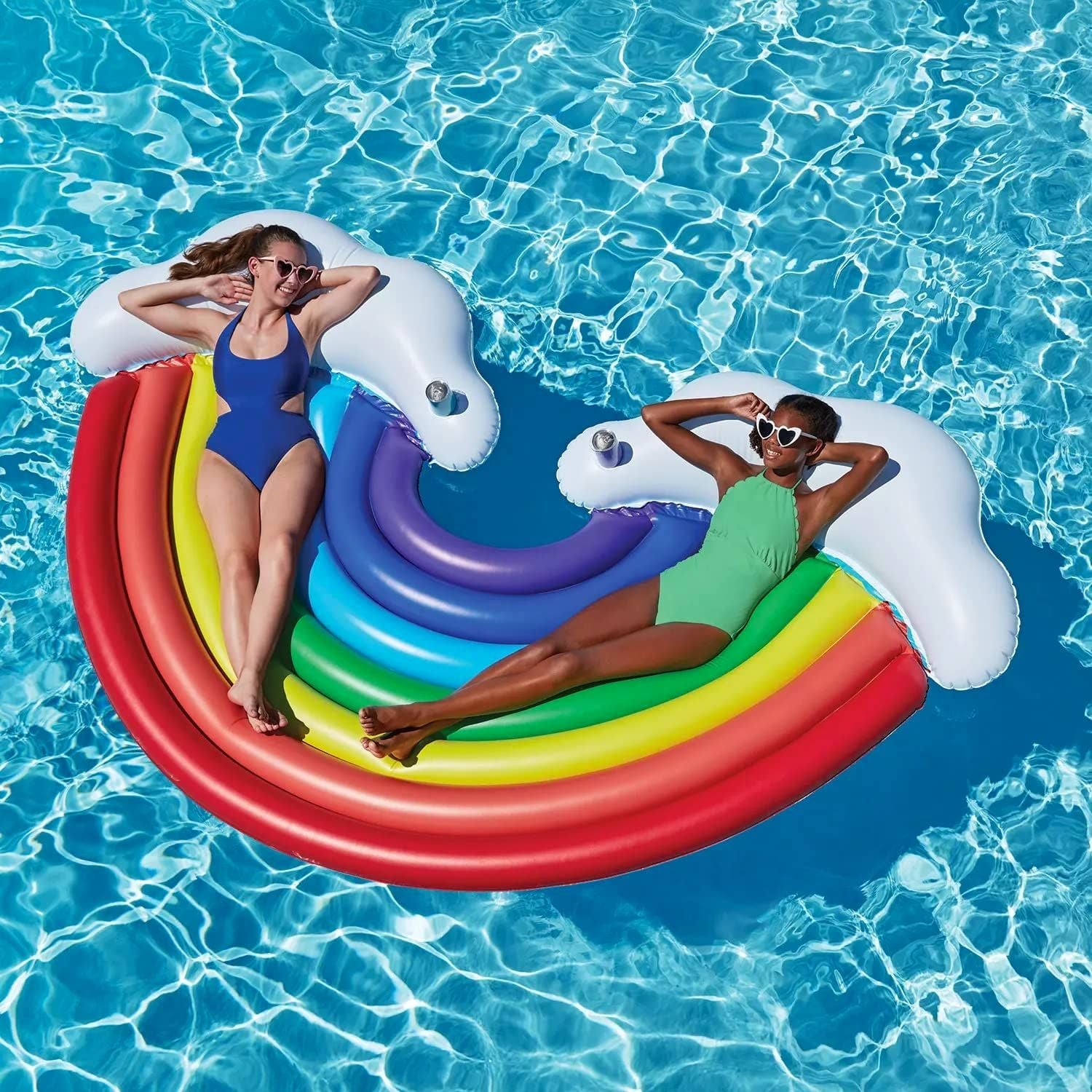 2 Person Rainbow Float