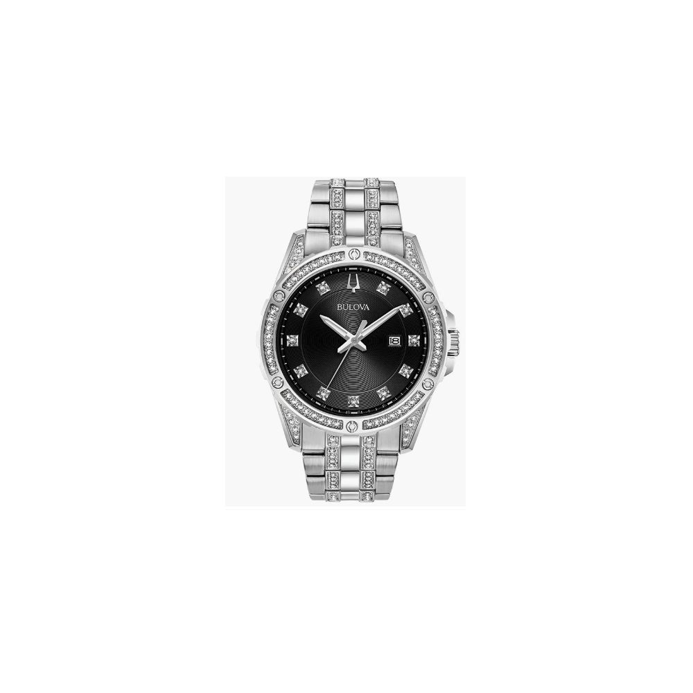 Bulova Men's Watch, Silver