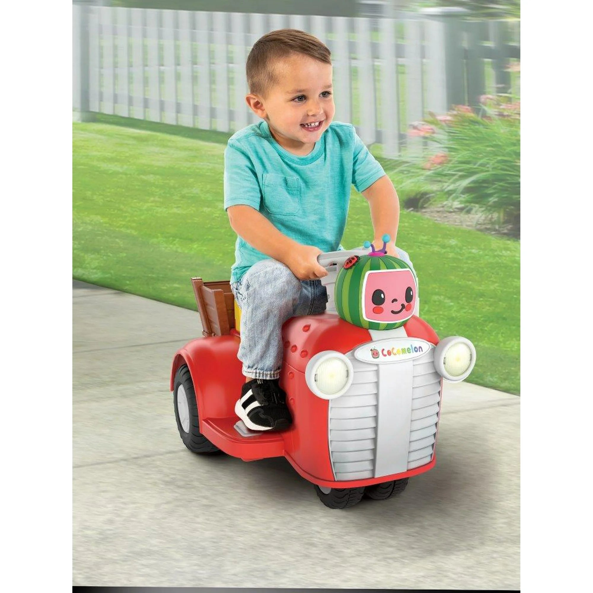 SPARK 6 Volt Cocomelon Interactive Tractor Ride-On