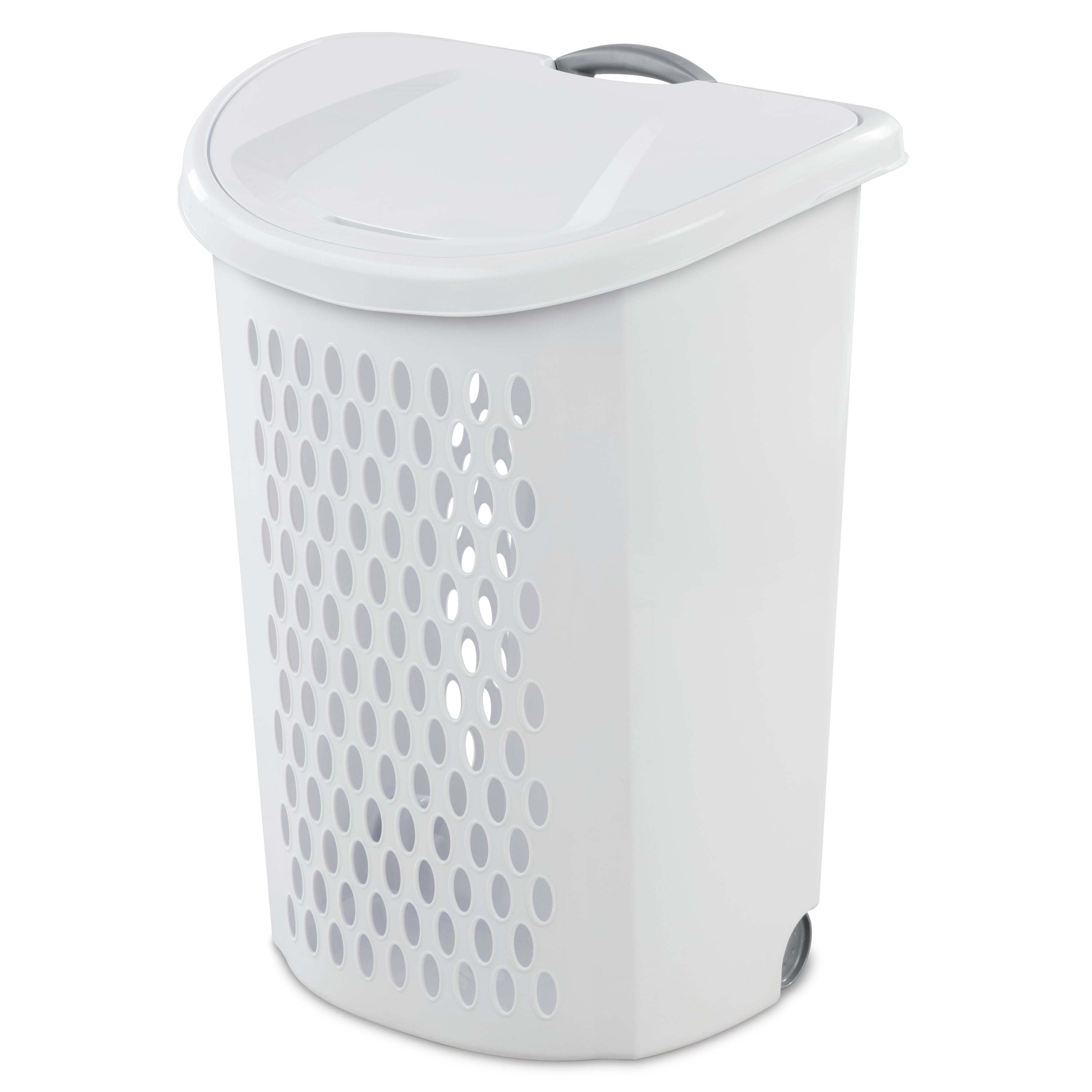 Sterilite 12278003 Ultra Wheeled Hamper, White