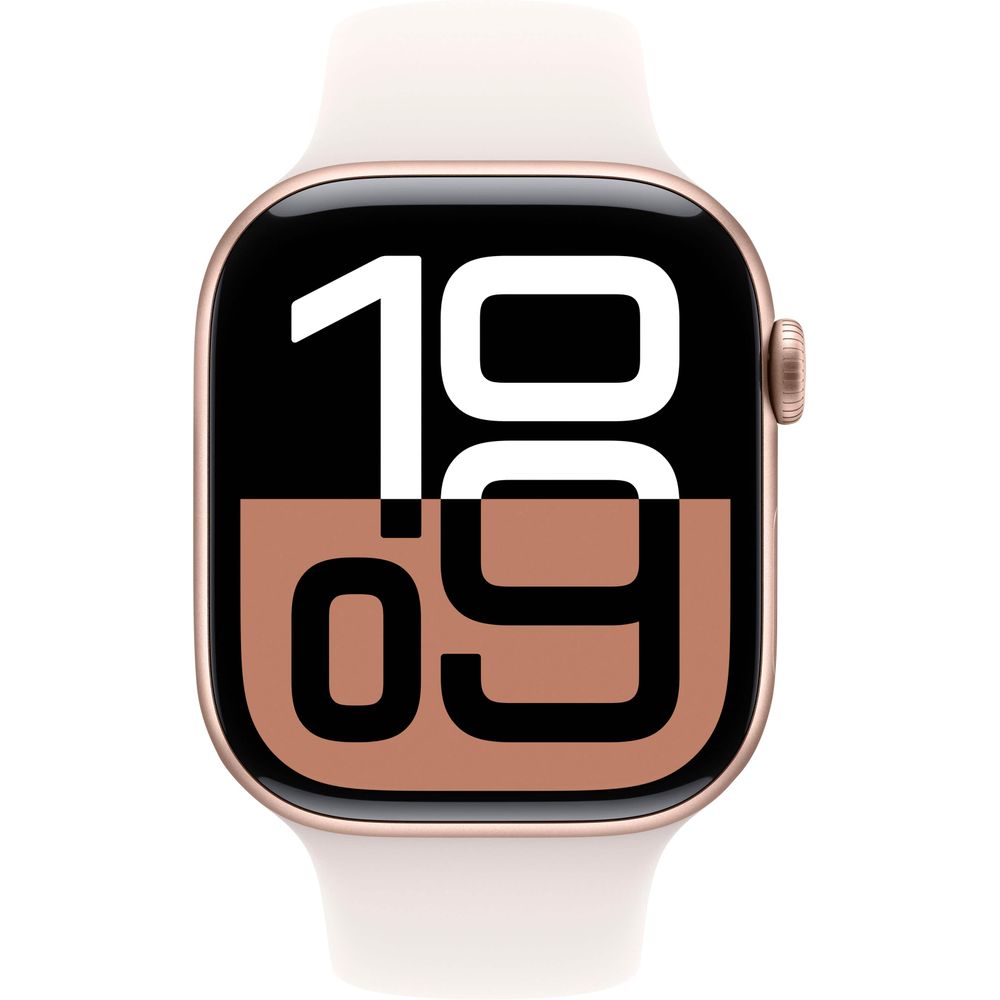 Apple Watch Gen 10 Series 10 Cell 46mm Rose Gold Aluminum - Light Blush Sport Band MWY63LW/A