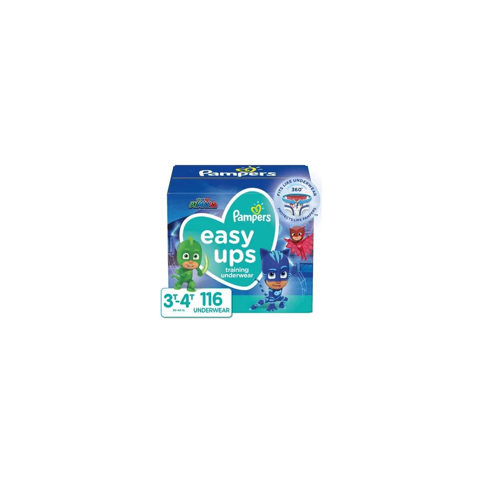 Pampers Easy Ups Boys' Training Pants Enormous Pack, 3T-4T - Removal Easy