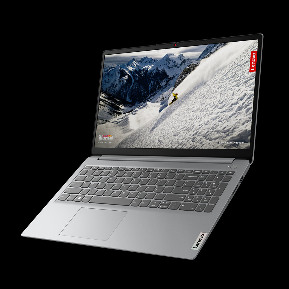 LENOVO 82R1006VUS IdeaPad 1 15ADA7 15.6 HD Athlon Silver 3050U 2.3GHz AMD Radeon Graphics 4GB RAM 128GB SSD Win 11 Home in Smode Cloud Grey