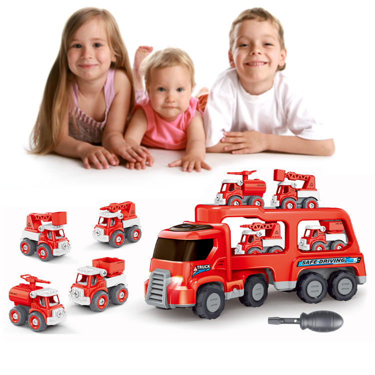 Double Decker Detachable Fire Truck