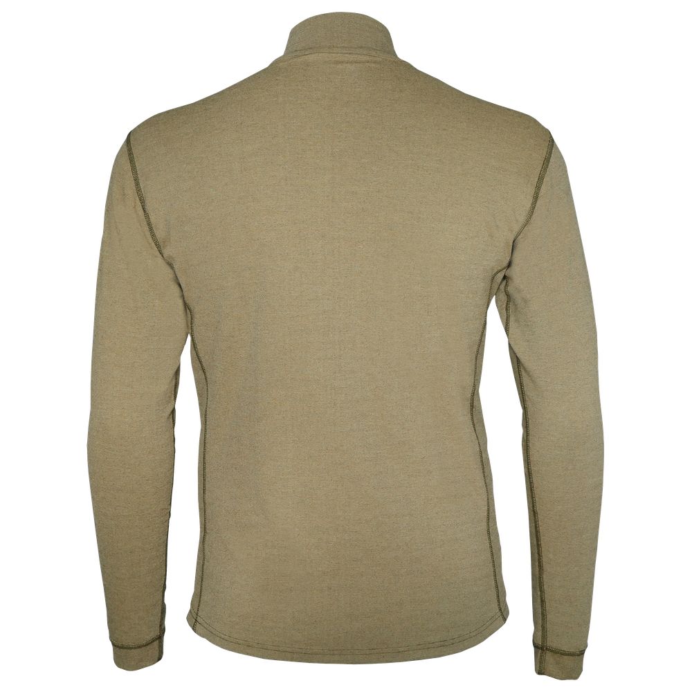 Carhartt Force Heavyweight Base Layer Long-Sleeve Quarter-Zip for Men, Burnt Olive Heather, 3XL