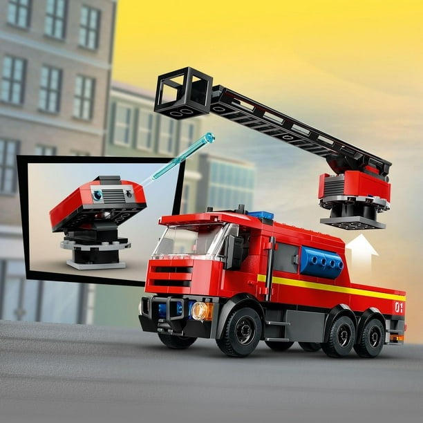 LEGO 6470792 City Fire Station with Fire Truck Pretend Play Toy