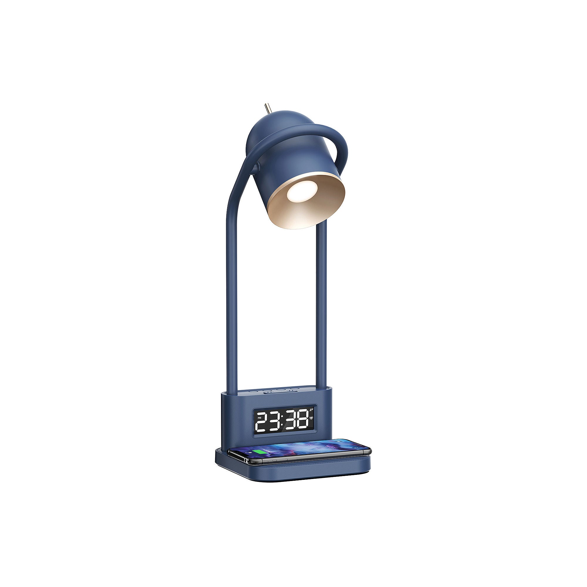 Sheffield Labs 16.7 Newport Blue Metal Led Desk Lamp TL439Q - BLUE ONE SIZE