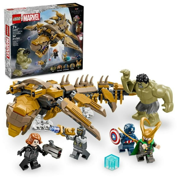 Marvel 76290 The Avengers vs. The Leviathan Superhero Toy Building Set, 347 Pieces