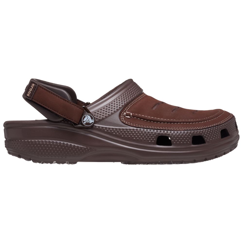 Crocs Yukon Vista II LiteRide Clogs for Men - Espresso/Mushroom - 13M