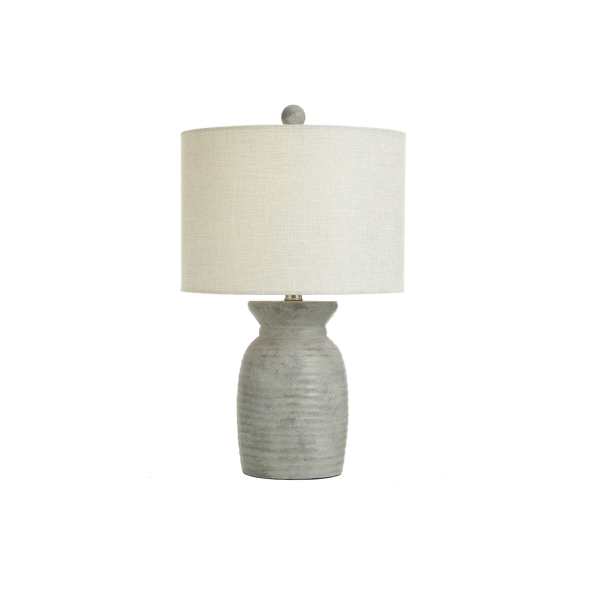 Collective Design By Stylecraft Grey Cement Table Lamp TL17285JCDS - NATURAL GREY ONE SIZE