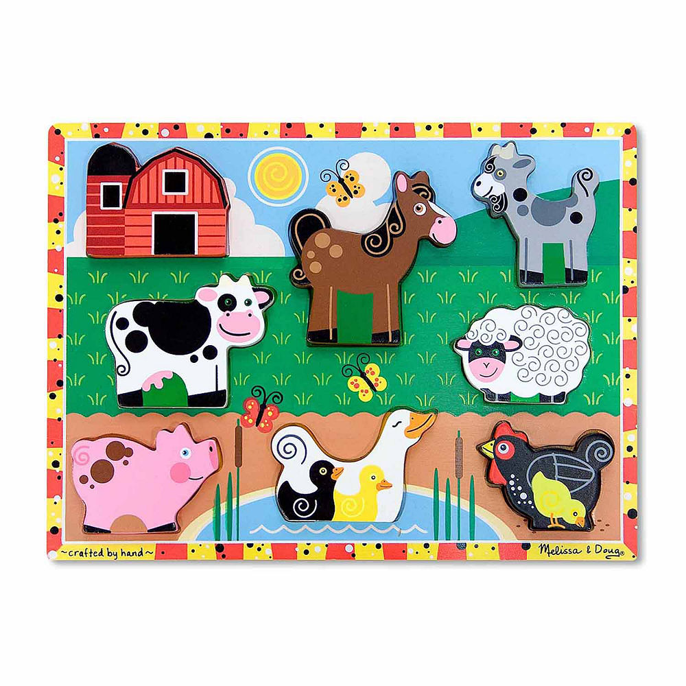 Melissa and Doug 13723 Farm Chunky Puzzle