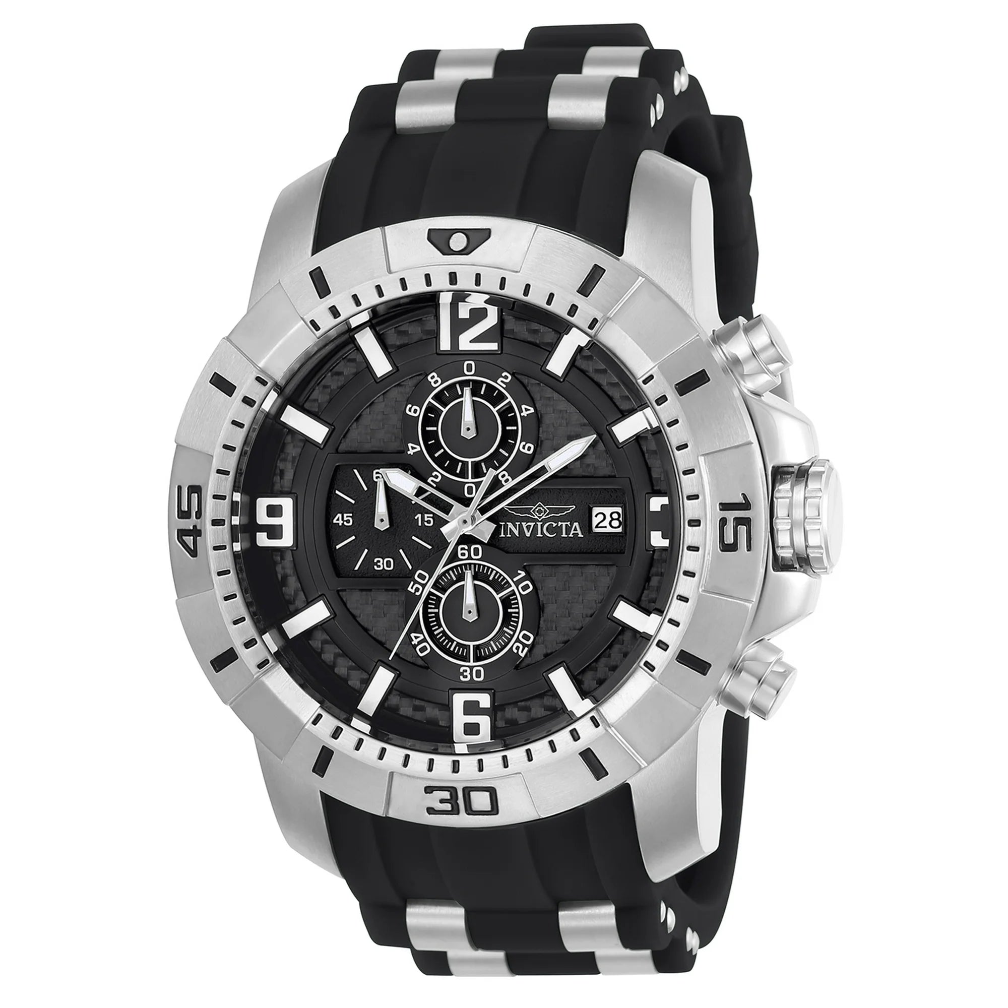 Invicta 24962 Pro Diver Chronograph Black Dial Men's Watch