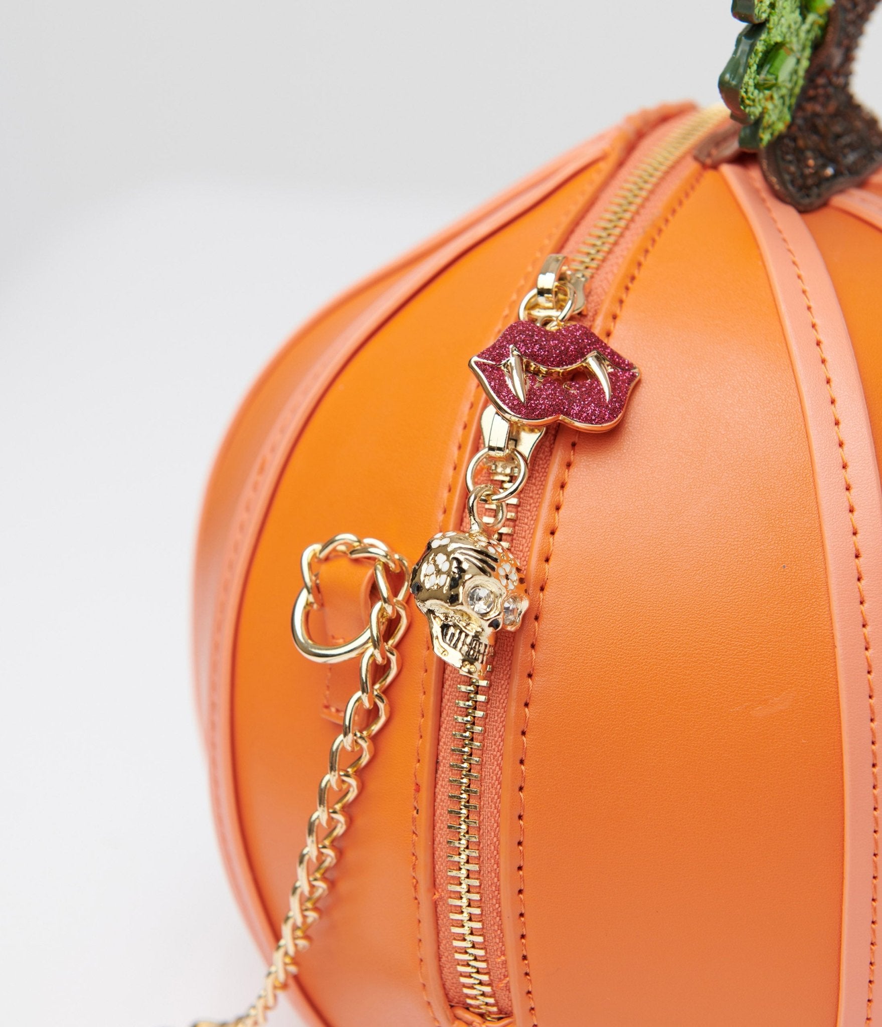 Betsey Johnson Orange You're So Gourdgeous Crossbody Bag