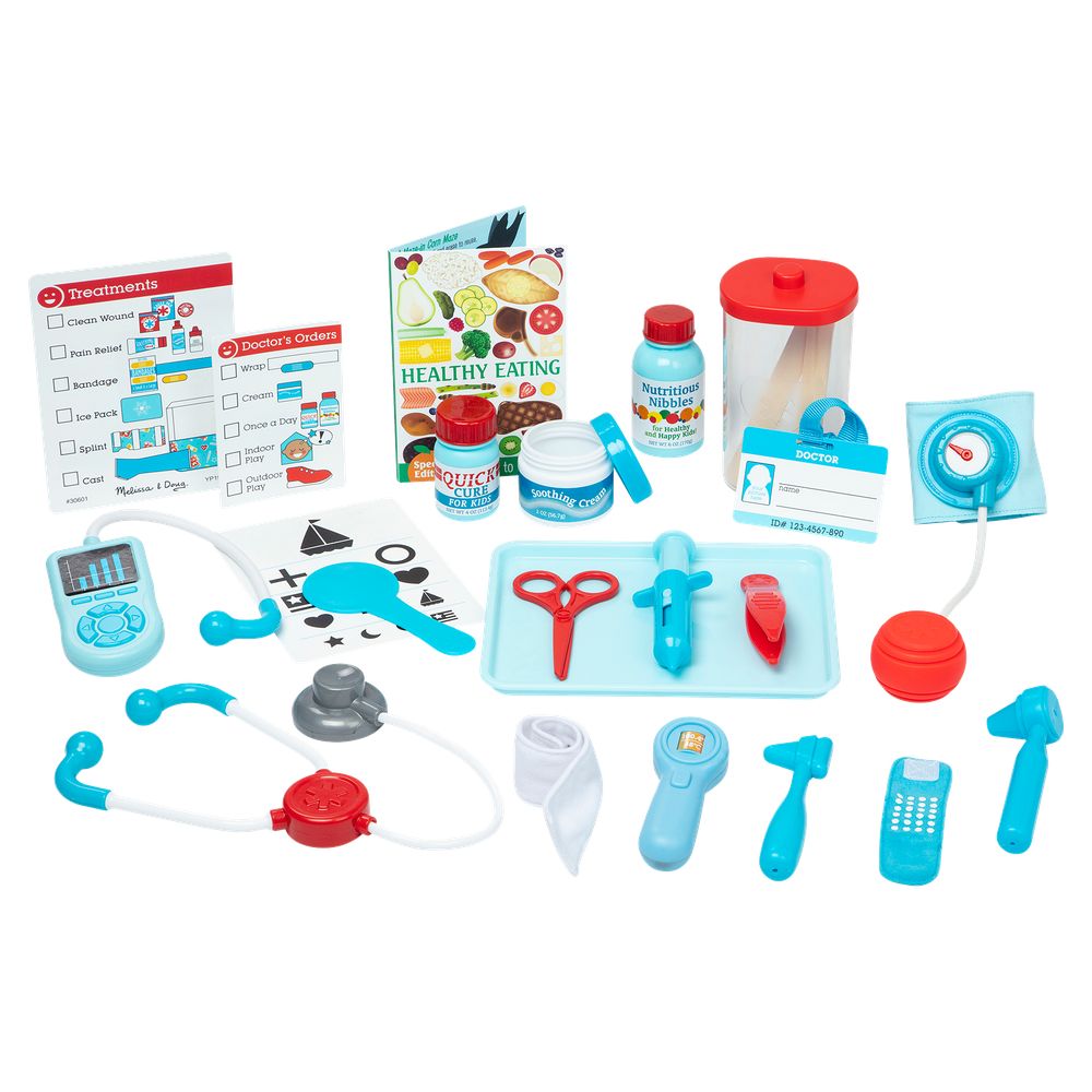 Melissa & Doug 8569 Get Well Doctor's Kit Play Set, 25 Pieces