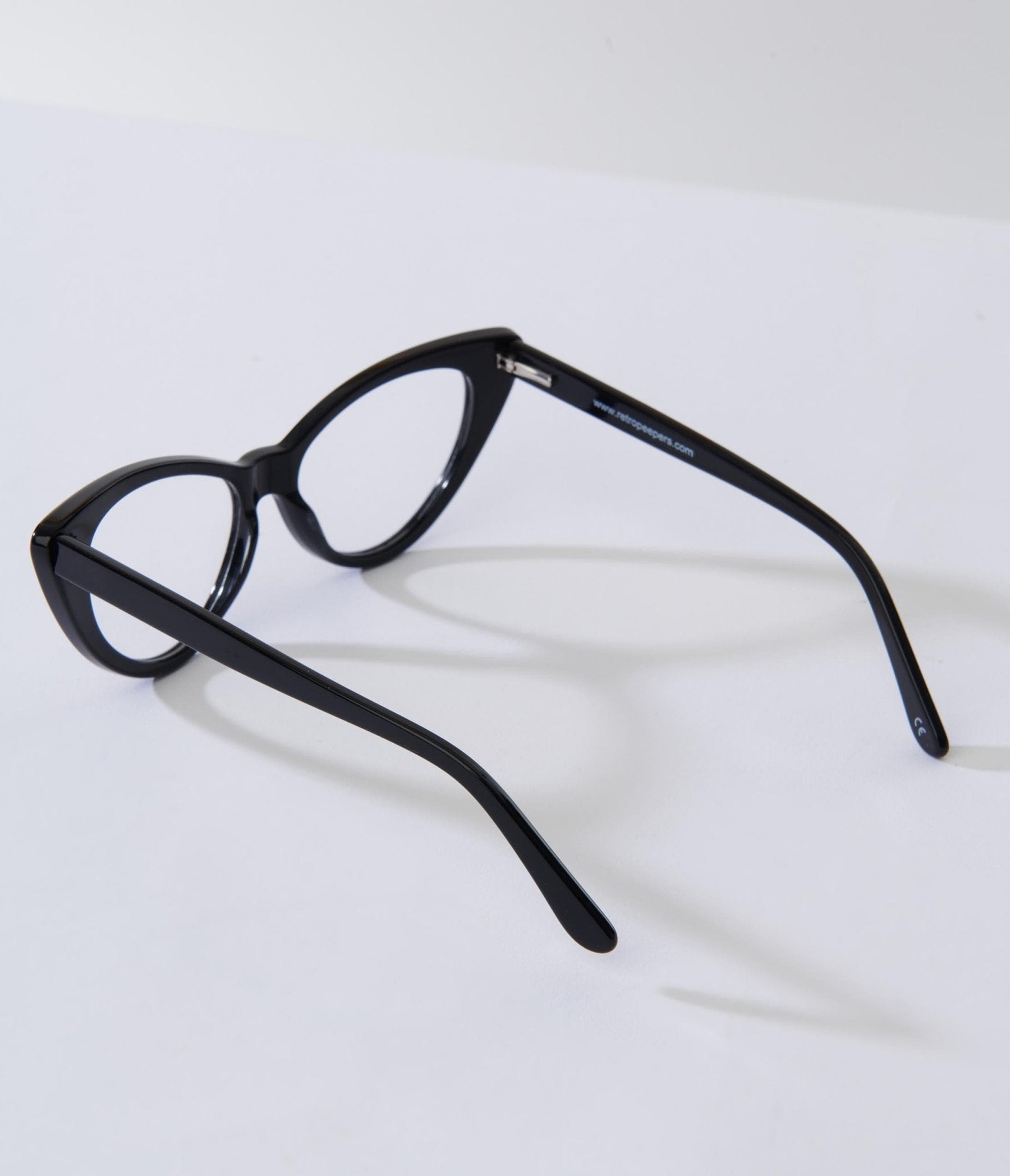 Black Rimmed Cat Eye Glasses