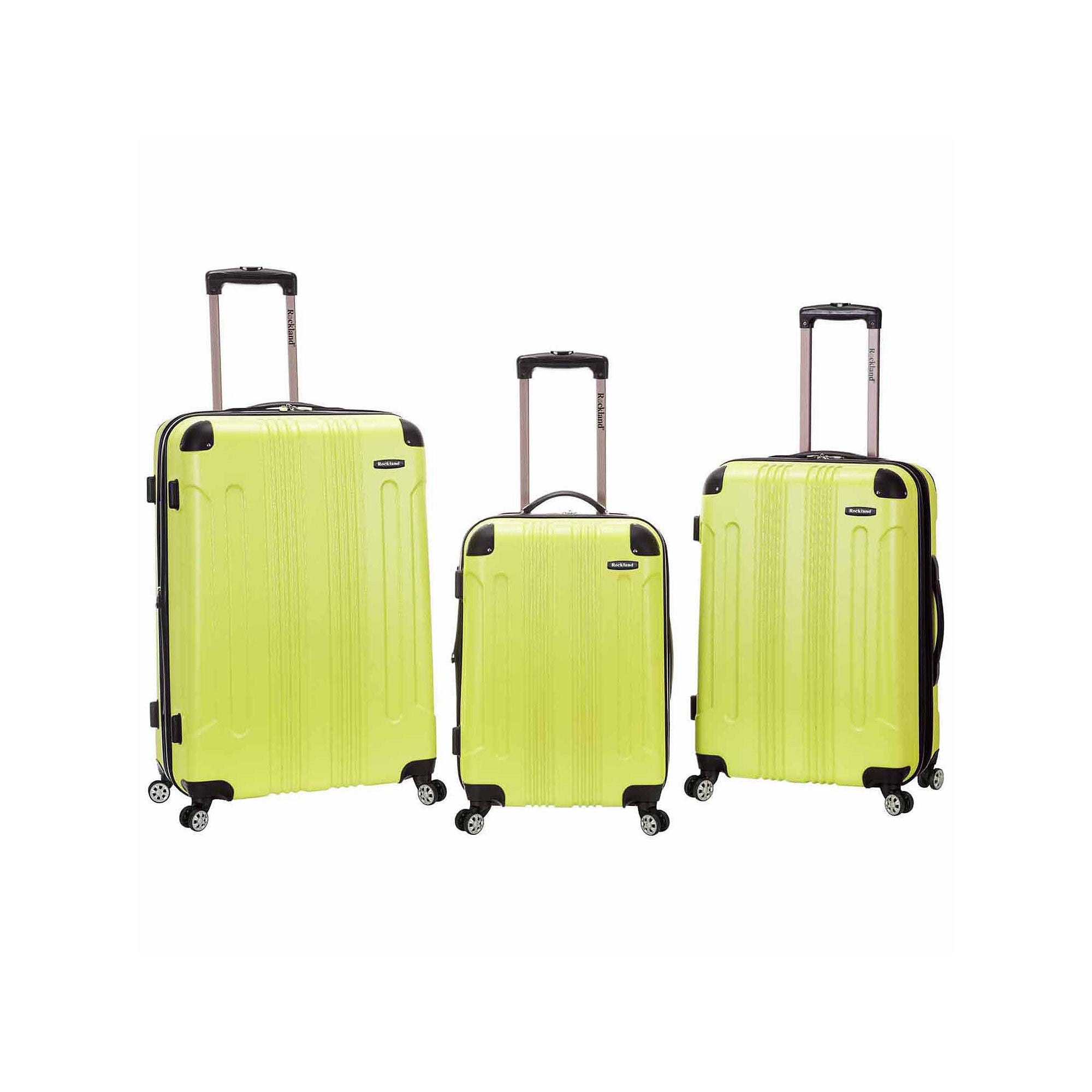 Rockland Sonic Hardside Luggage - LIME ONE SIZE