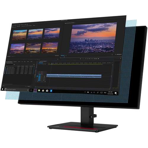 Lenovo 62A6RAR3US 27 ThinkVision Creator Extreme 4K IPS Led Monitor, Black