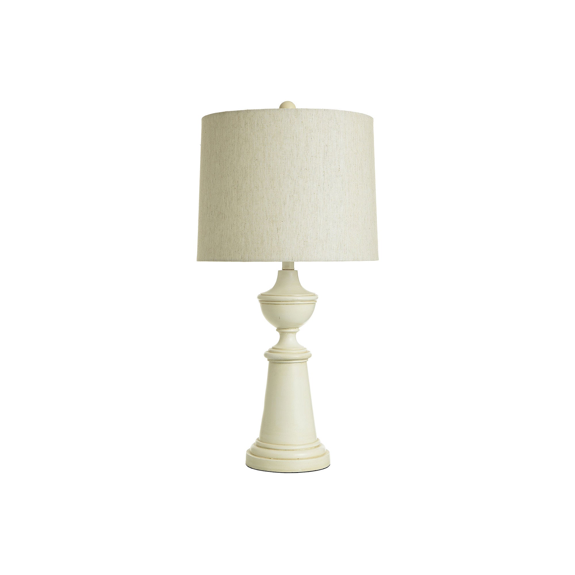 Collective Design By Stylecraft Baluster Style Table Lamp TL332567JCADS - SATIN WHITE ONE SIZE