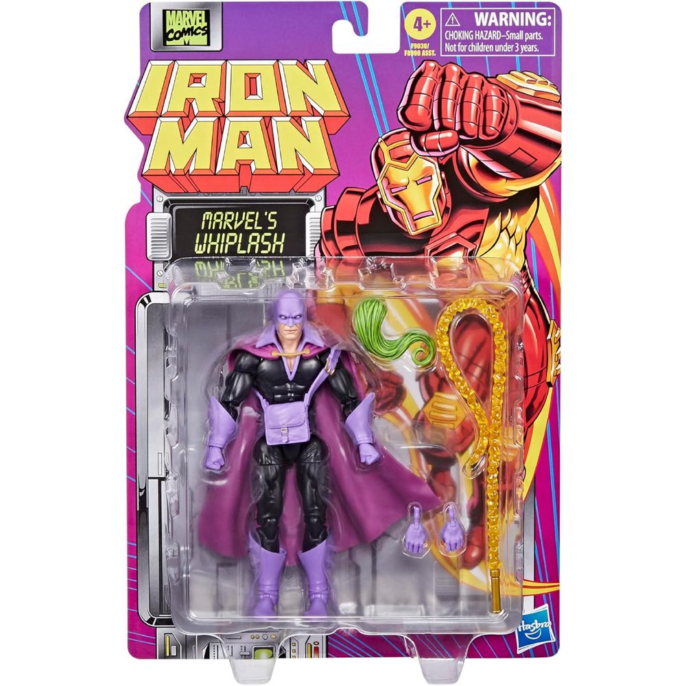 Marvel F9030 Legends Series Whiplash, Iron Man Comics Collectible 6-Inch Action Figure