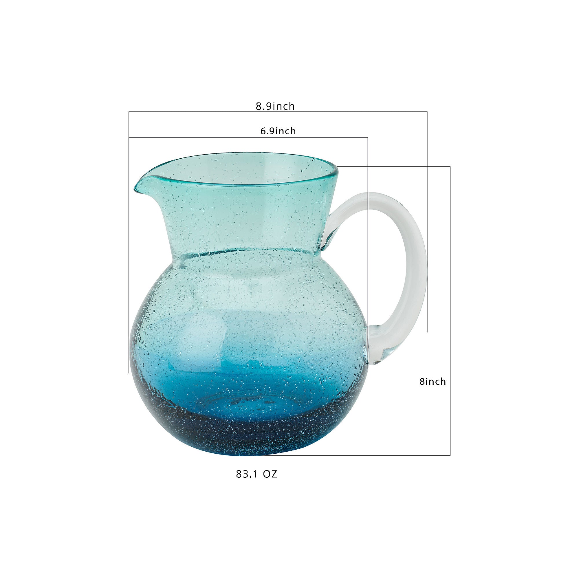 Mesa Mia Chapala Blue Ombre Serving Pitcher - CIELO OMBRE ONE SIZE