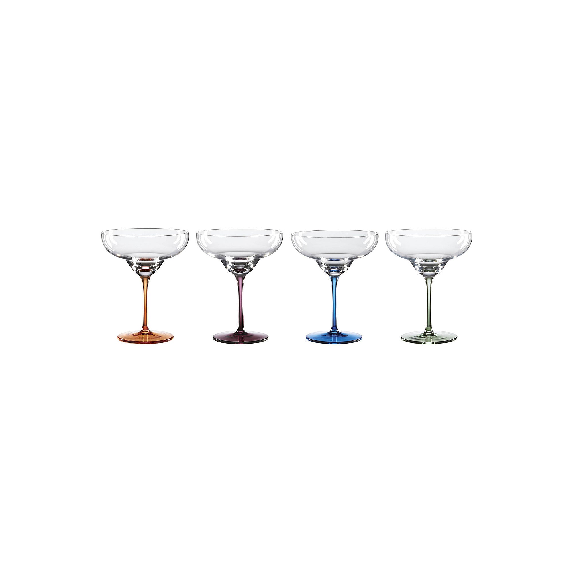 Oneida Bottoms Up 4-Pc. Margarita Glass - MULTI ONE SIZE