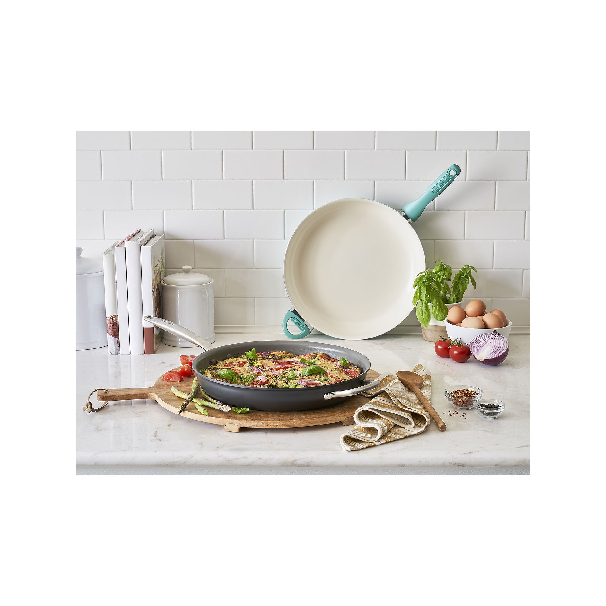 Green Pan Greenpan Chatham Hard Anodized 13 Frying Pan - GRAY ONE SIZE