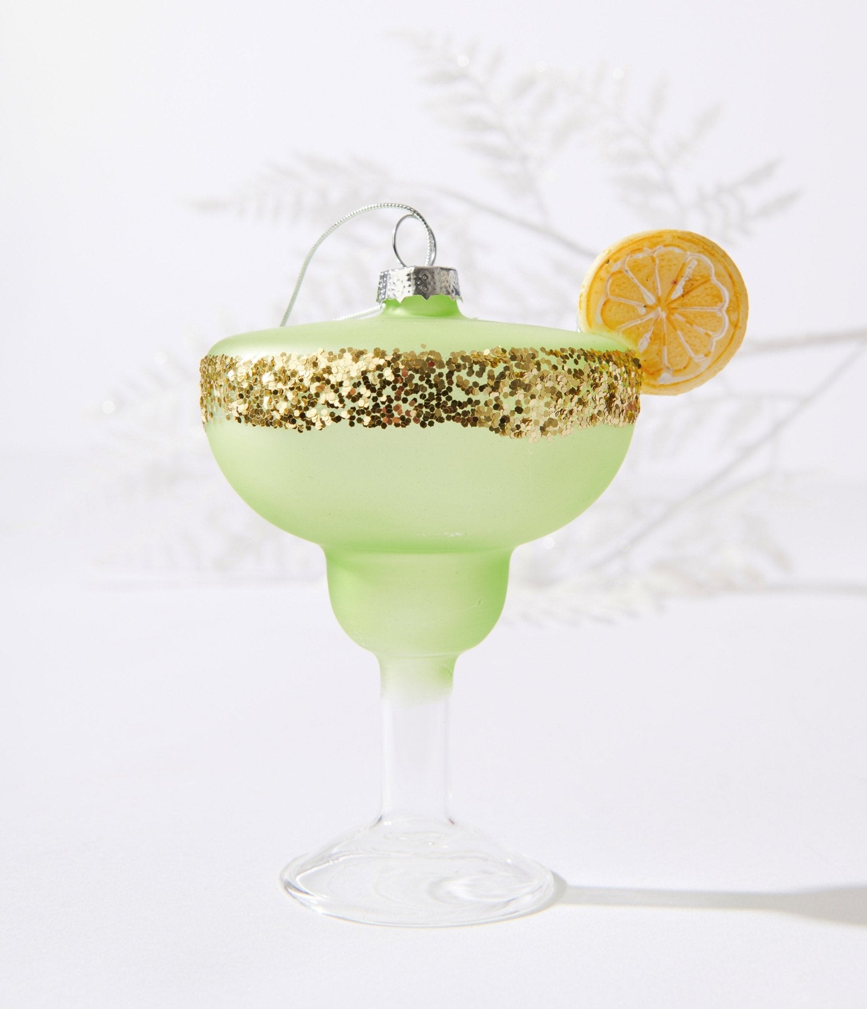 Lime Margarita Glass Ornament