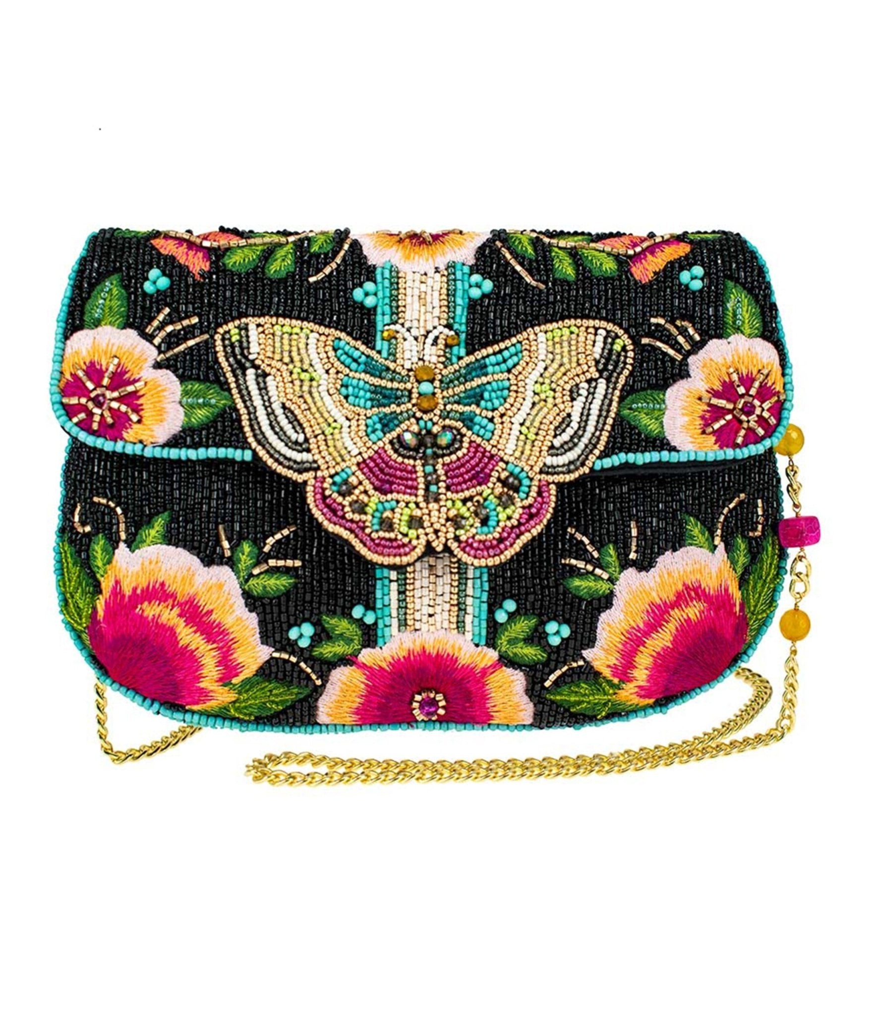 Mary Frances Dream Chaser Beaded Crossbody Clutch