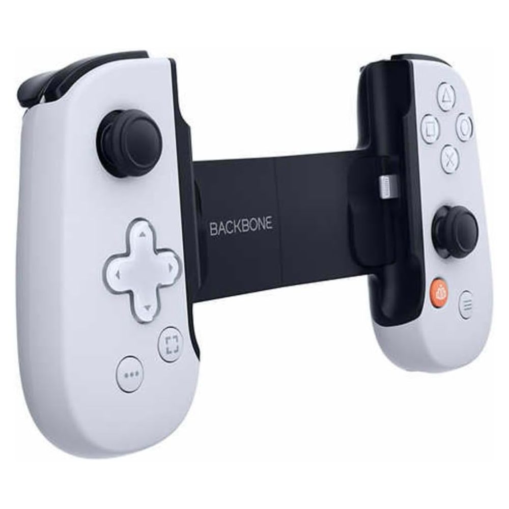 Backbone BB-02-W-S v3 One (Lightning) PlayStation Edition Mobile Gaming Controller for iPhone, $25 Sony PlayStation Credit Included