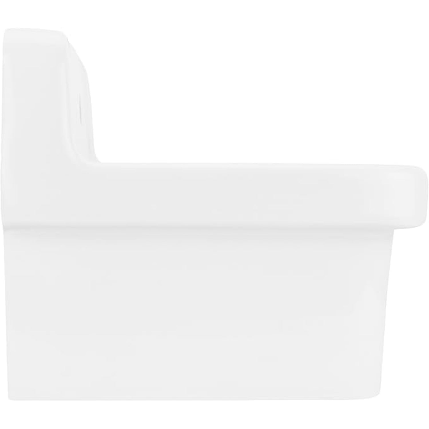 Signature Hardware 497599 Jessamy 24 Wall Mounted Single Basin Vitreous Utility Sink with Double Faucet Holes at 8 Centers