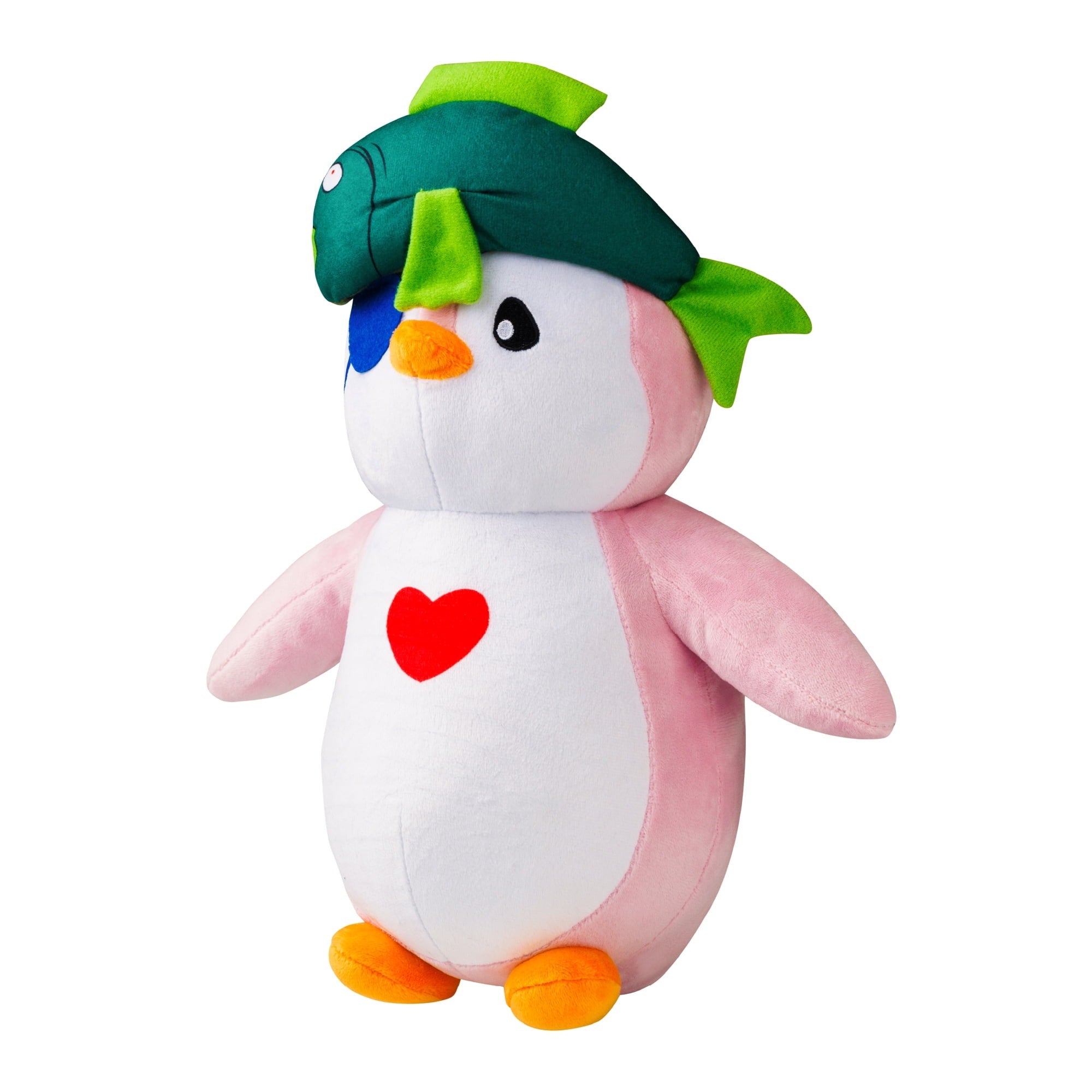 Pudgy Penguins PUP7008 12-inch White-Pink Huggable Plush