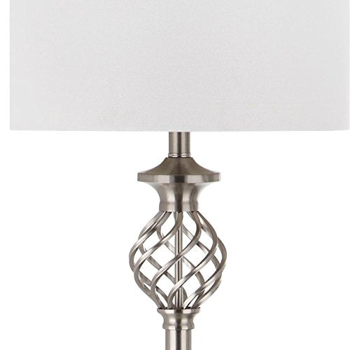 Safavieh Lighting Collection Sophia Nickel 59.75-inch Floor Lamp