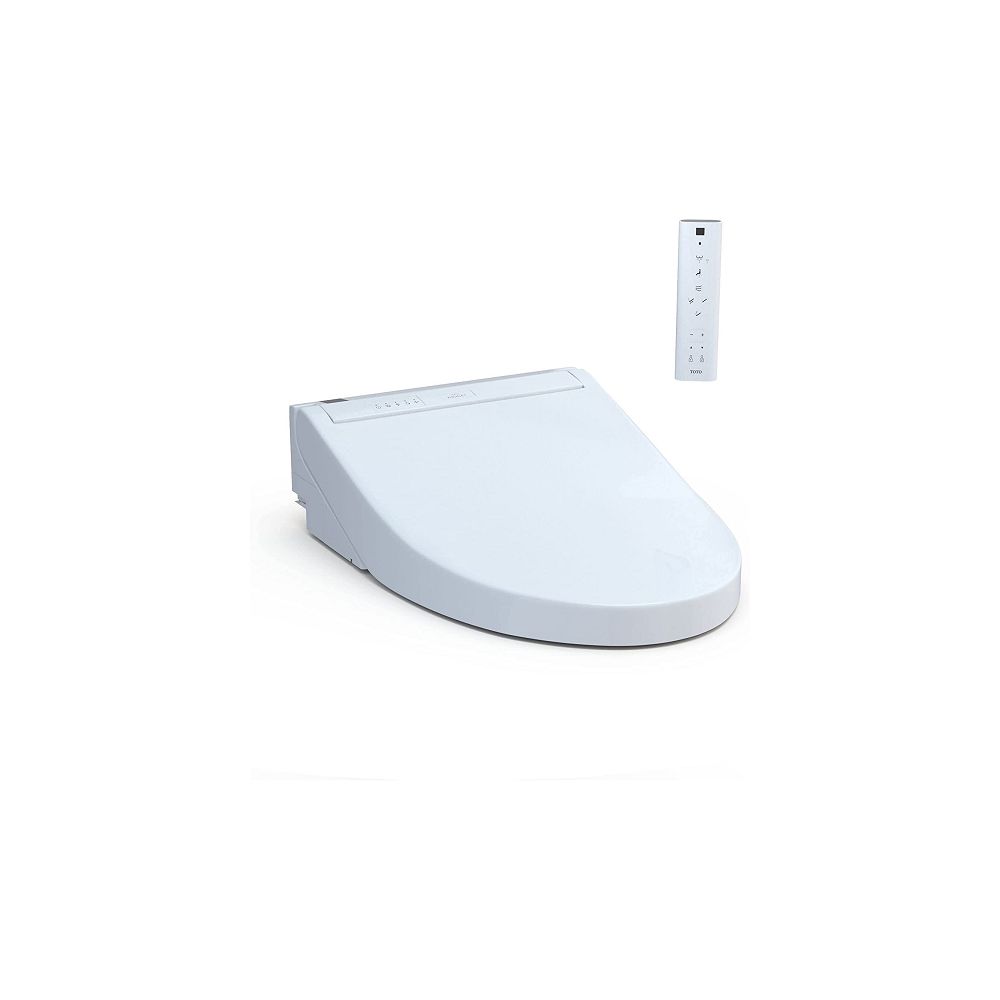 TOTO SW3084T40#01 C5 WASHLET+ Ready Electronic Bidet Toilet Seat with PREMIST and EWATER+ Wand Cleaning, Elongated, Cotton White