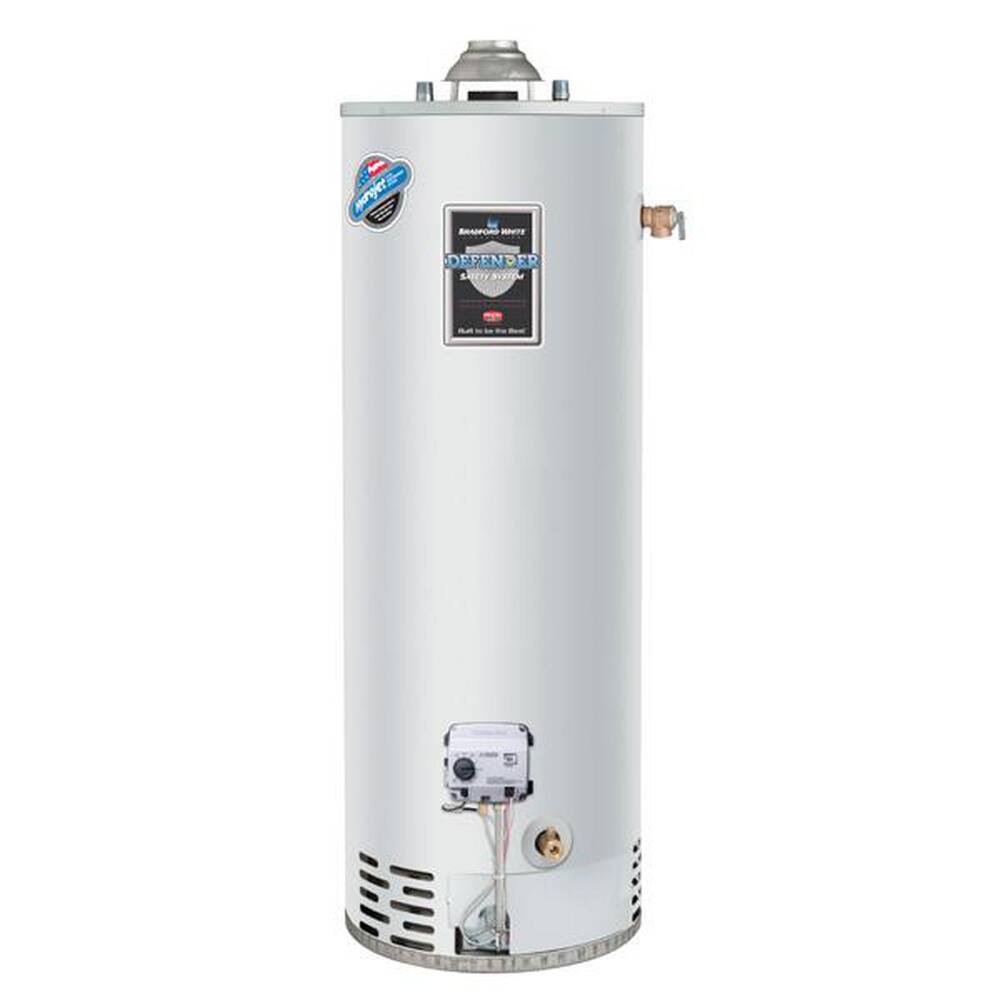 Bradford White RG250T6N-394-500-506 Natural Gas Residential Tank Water Heater - 50 Gallon Capacity