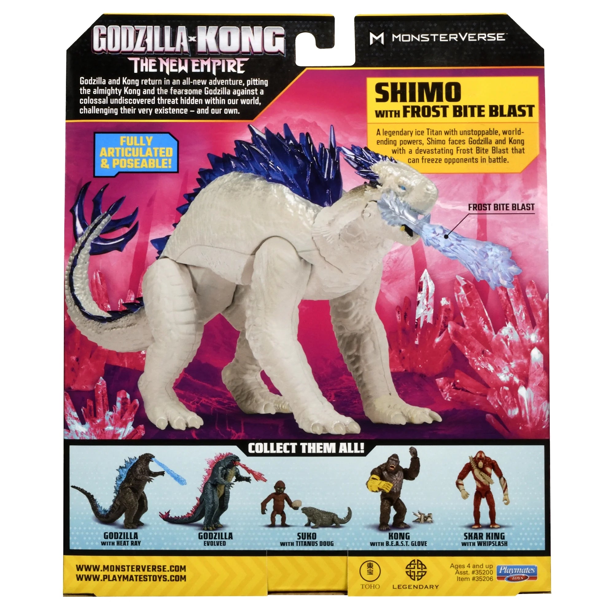 Playmates 35227 Godzilla vs Kong - The New Empire Action Figures