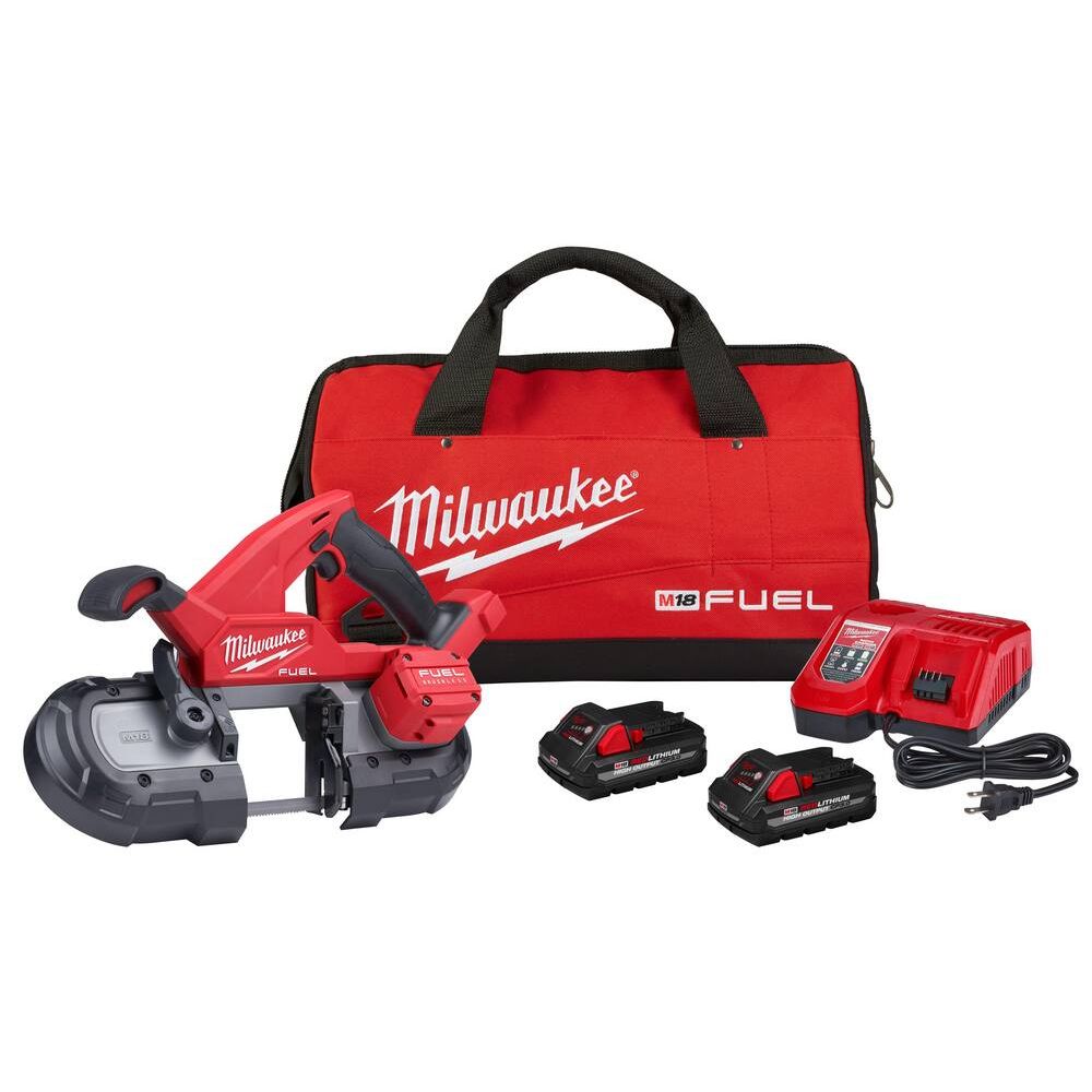 Milwaukee 2829-22 M18 FUEL 18-Volt Lithium-Ion Brushless Cordless Compact Bandsaw Kit