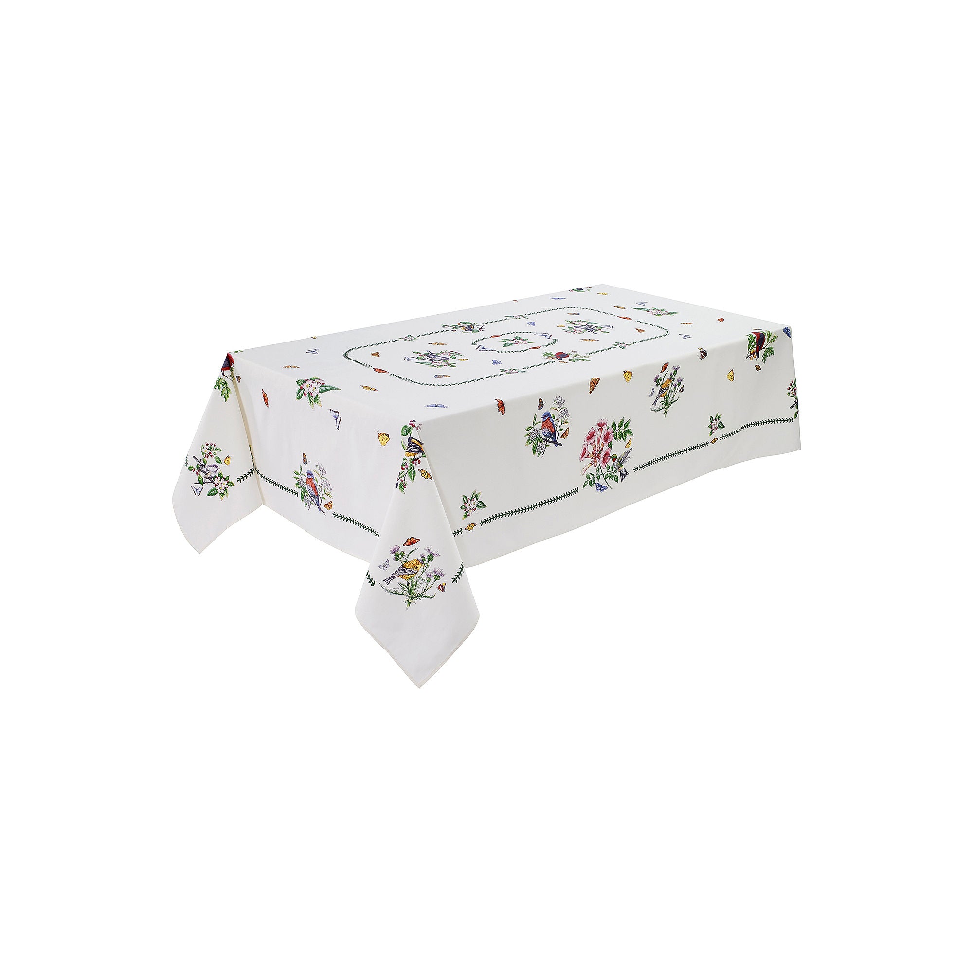 Portmeirion Botanic Birds Tablecloth - IVORY ONE SIZE