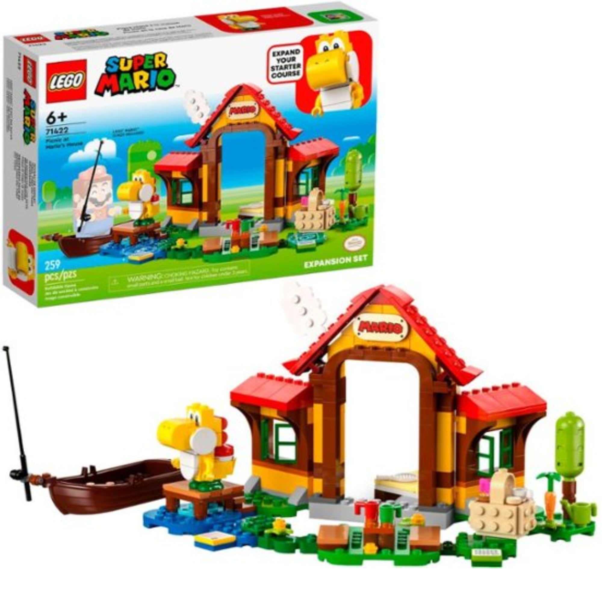 LEGO 6425892 Super Mario Picnic at Marios House Expansion Set 71422