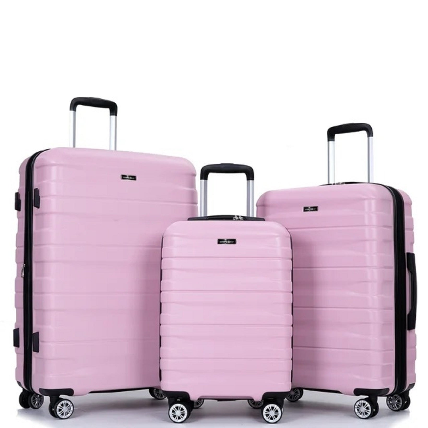 Tripcomp TR2006 Hardside Luggage Set,Carry-on, Pink