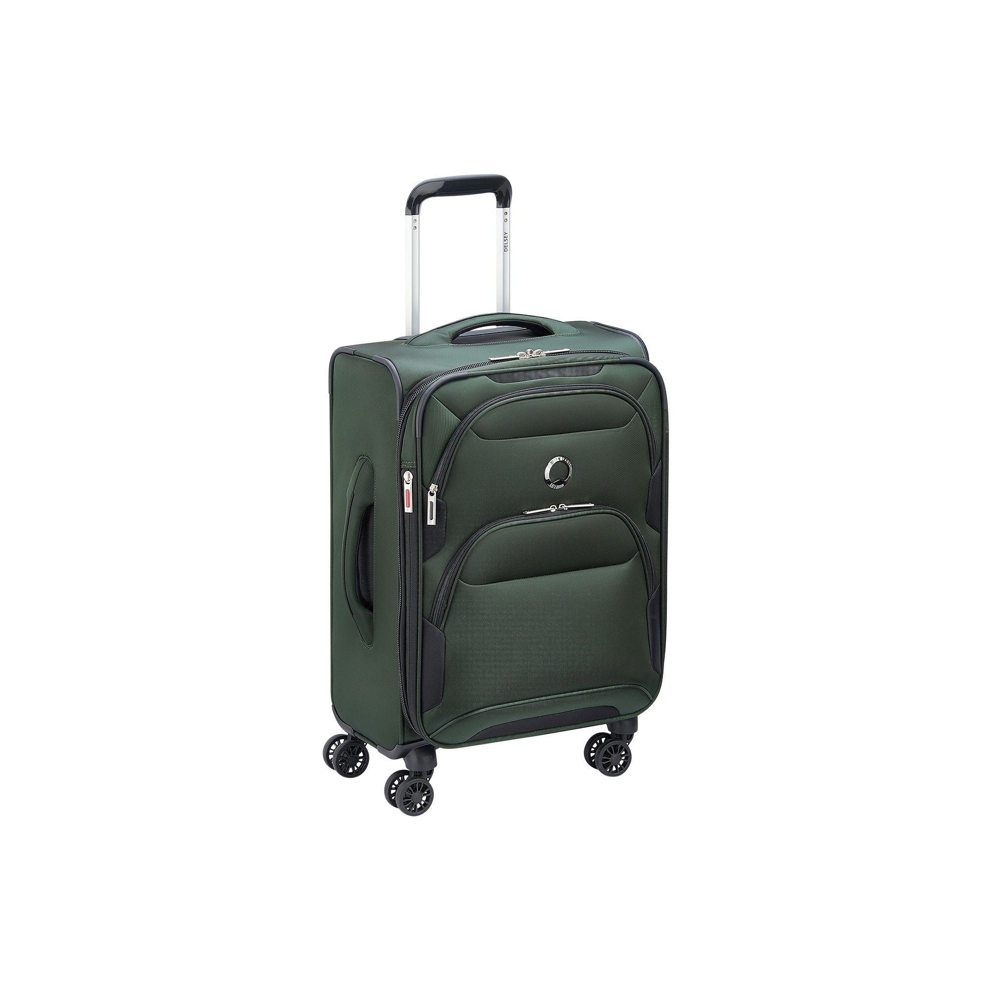 Delsey Paris Sky Max 2.0 21 Softside Spinner Carry-On, Green - Lightweight